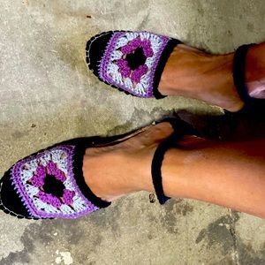 Amazing Crocheted Espadrilles